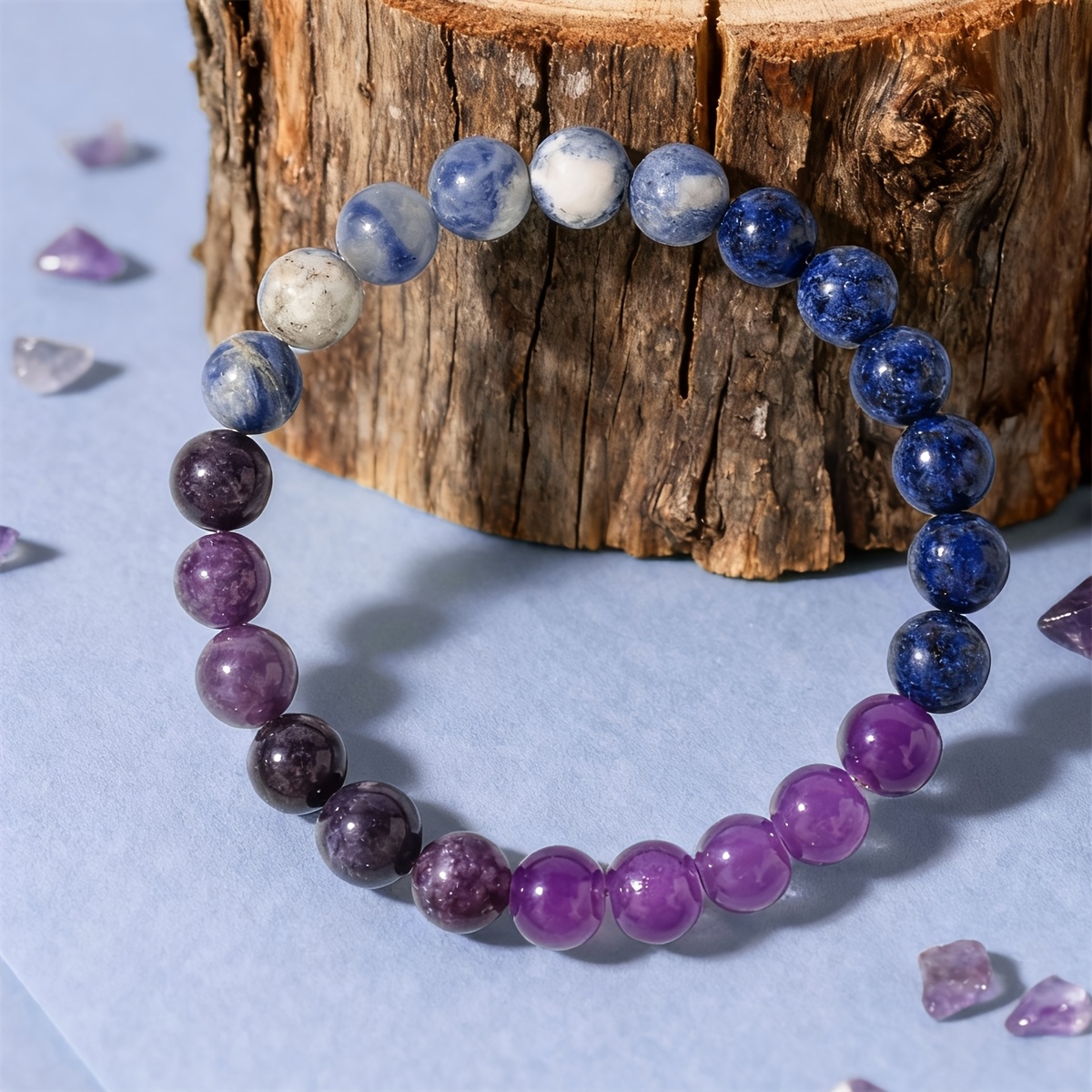 Women's Bohemian Style Natural Stone Stretch Bracelet